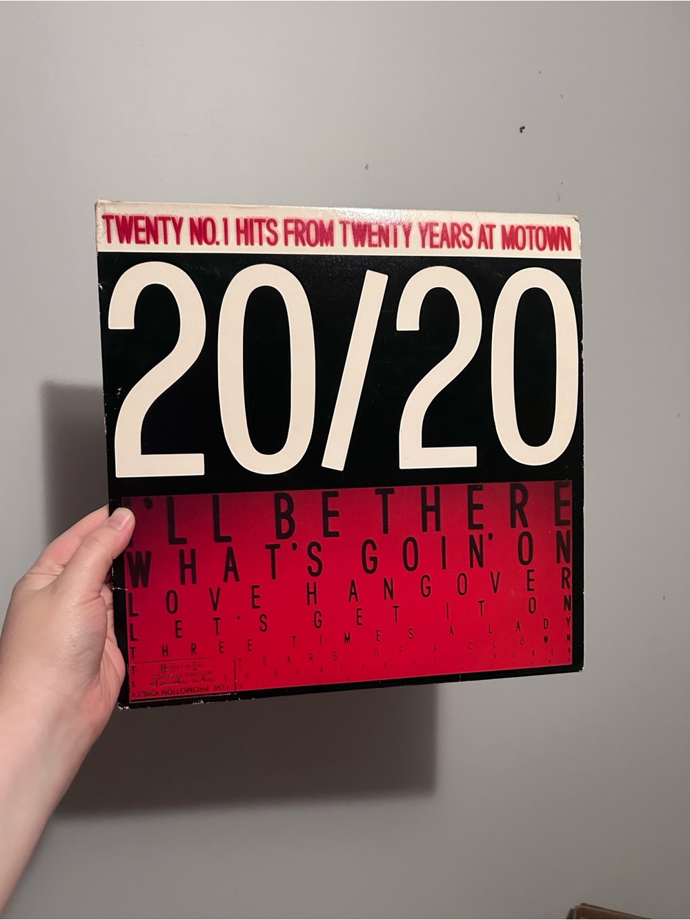 20/20 Motown 20 Years at Motown Vintage Album Vinyl Record